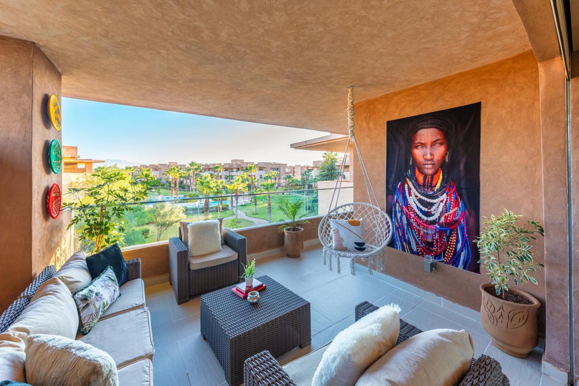 Vue Golf & Piscine Luxe Bohème à Marrakech,1760317355:JPEG