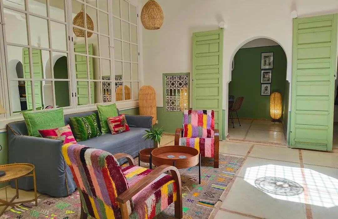 Dar Dabakech, Proche Jemaa El-Fna, Souk, Riad, Centre Medina - Maison Entiere De 2 A 6 Personnes, Possibilite 3 Chambres-1