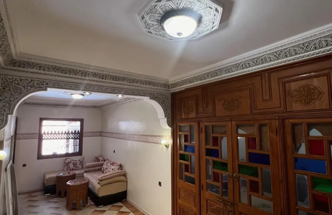 Charmant Appartement Spacieux Avec Cour Fleurie Et Hammam A Targa Marrakech-1