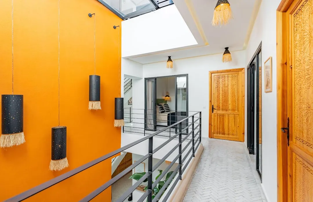 Riad Le M- Contemporain Avec Bassin - Emplacement Ideal-1