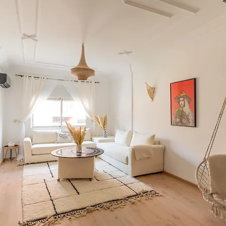 Appartement Centre Marrakech Gueliz - Cool & Cozy Apartment For A Family Stay In The Heart Of The City-3