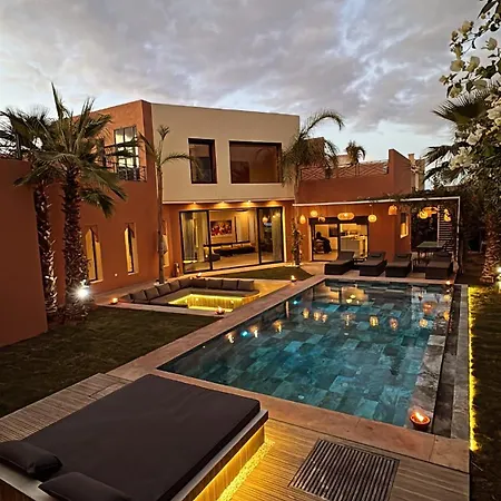 Villa M Piscine Chauffee, Hammam Sans Vis A Vis Marrakech-3