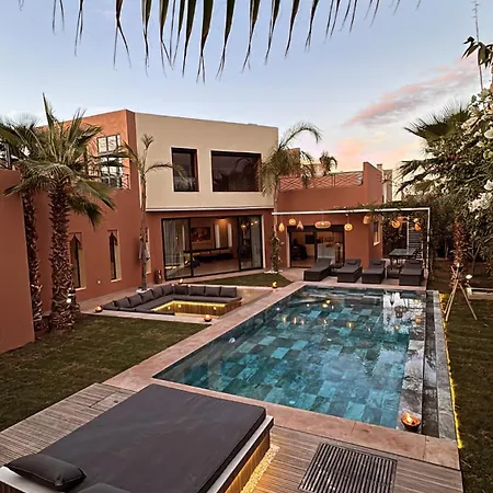 Villa M Piscine Chauffee, Hammam Sans Vis A Vis Marrakech-2