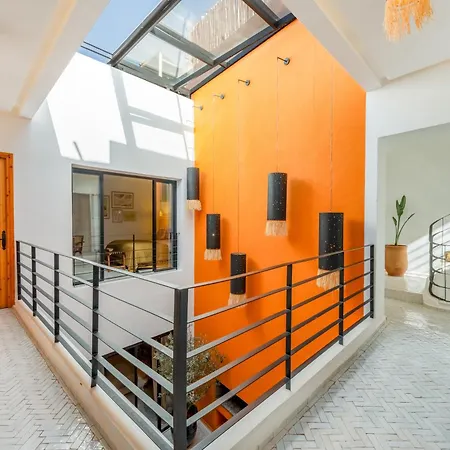 Riad Le M- Contemporain Avec Bassin - Emplacement Ideal-3