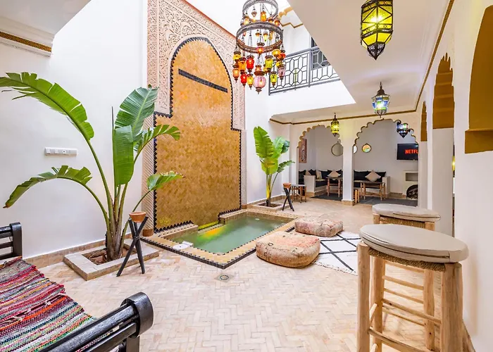 Riad El Hana En Centre Ville Rooftop Et Bassin Marrakesh, Marocco