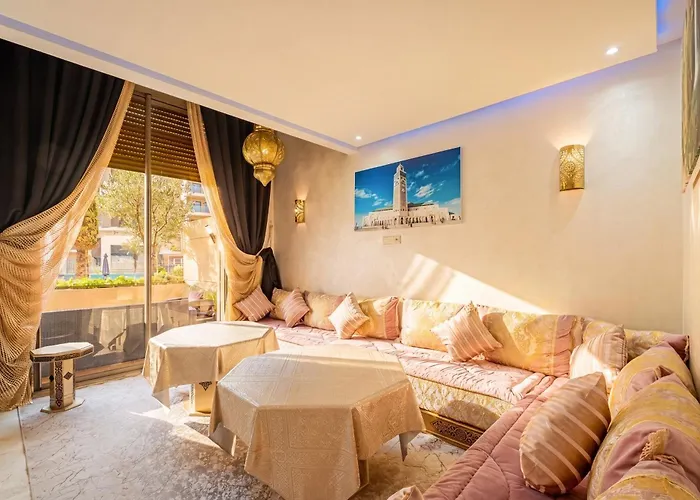 Royal Deluxe Gold Marrakech Premium Pool View Appartement Marrakesh, Marokko